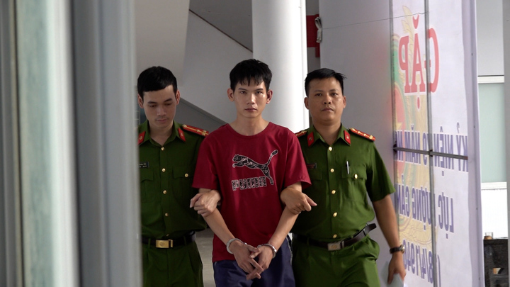 Hà Văn Hoàng khi bị bắt (Ảnh: CACC)