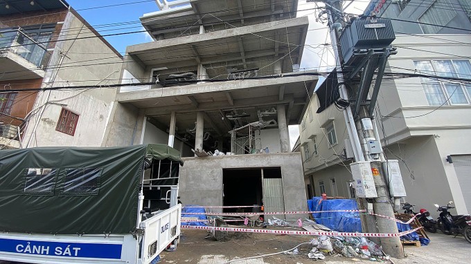 Hiện trường vụ việc. Ảnh: Dương Đông