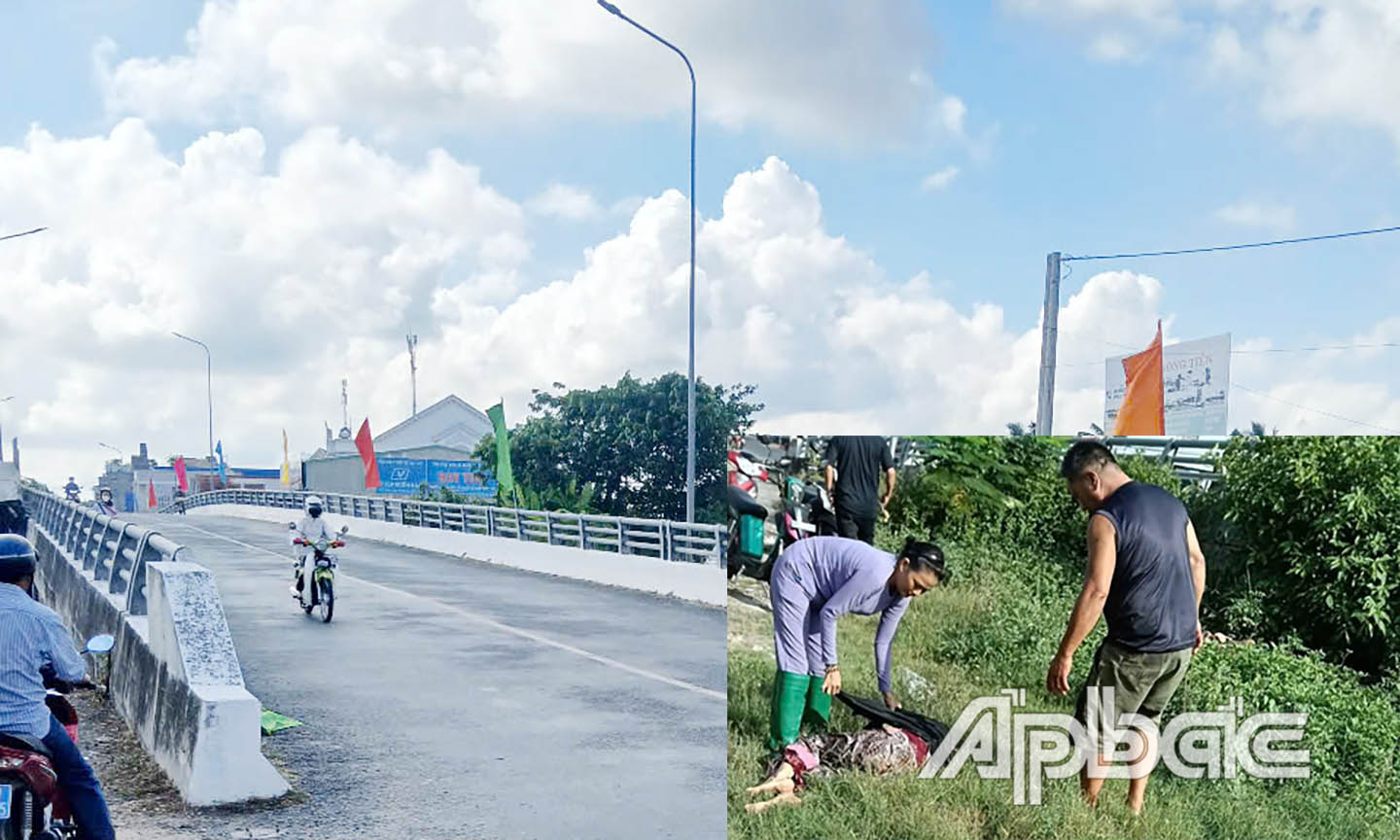 Người phụ nữ nhảy cầu Hoà Định kịp thời được cứu sống.