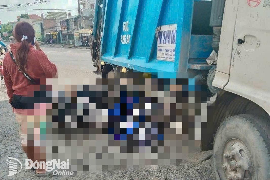 Hiện trường tai nạn giao thông trên quốc lộ 51. Ảnh: CTV