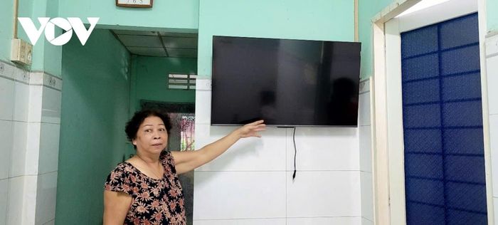 Hộ bà Nguyễn Thị Giàu có thiết bị, phương tiện sử dụng điện bị hư hỏng