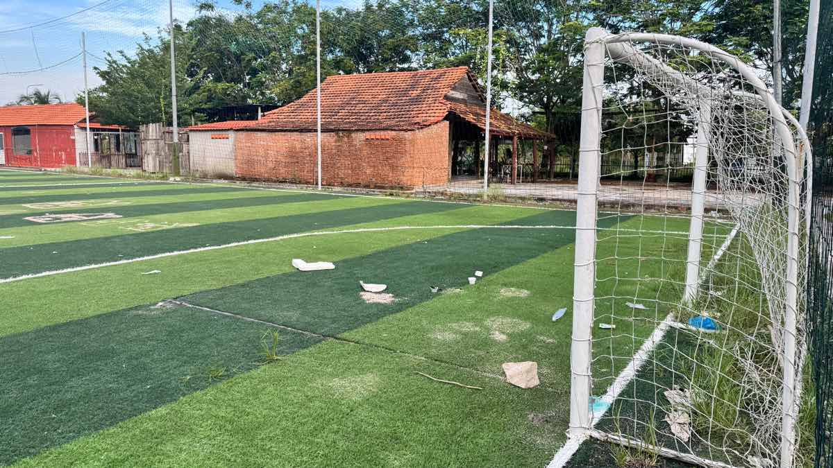 Hiện trường xảy ra vụ việc. Ảnh: Duy Tuấn 