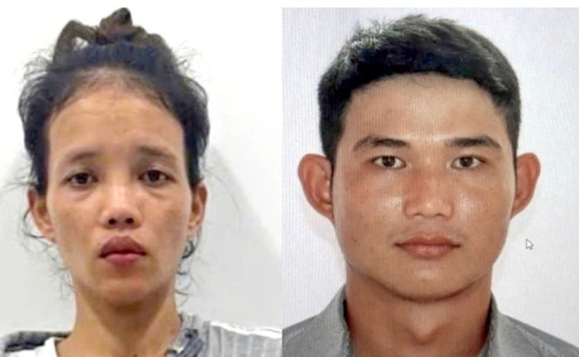 Đạt và Trúc, 2 đối tượng cướp điện thoại của bà T. (Ảnh: Người lao động)