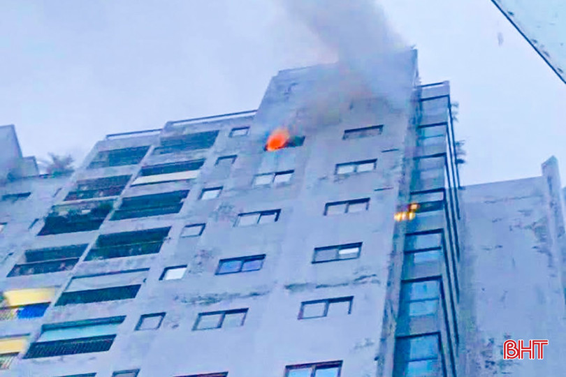 Đám cháy xảy ra lúc 5h30 sáng 30/10 tại chung cư Winhouse Hàm Nghi. bqbht_br_x2.jpg