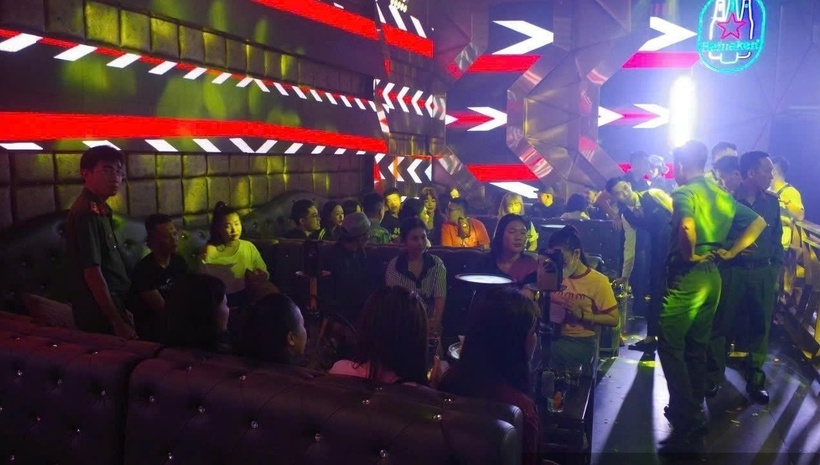 Bar 9E Club là quán bar lớn nhất Phú Quốc, thu hút nhiều khách địa phương và du khách. (Ảnh: Cơ quan công an)