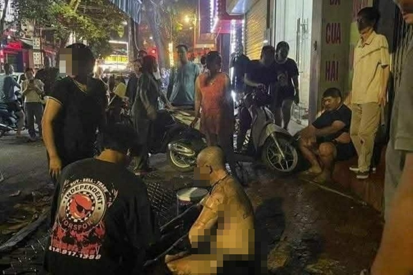 Hiện trường xảy ra vụ việc. Ảnh: Vietnamnet.