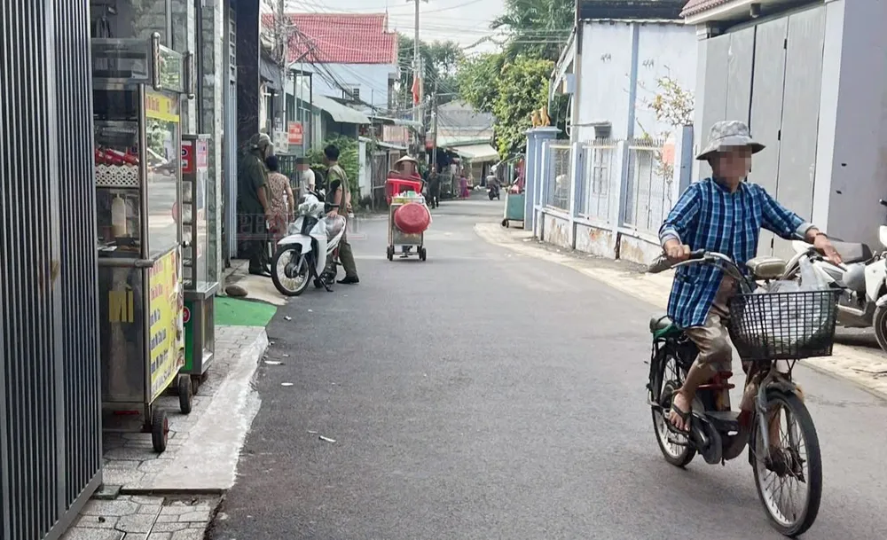 Khu vực xảy ra vụ việc. Ảnh: KD sát hại con gái (2).jpg