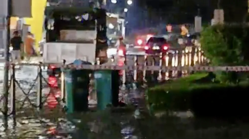 Khu vực công viên triều cường dâng cao, 2 em học sinh bị điện giật tử vong triều cường,điện giật,cần thơ