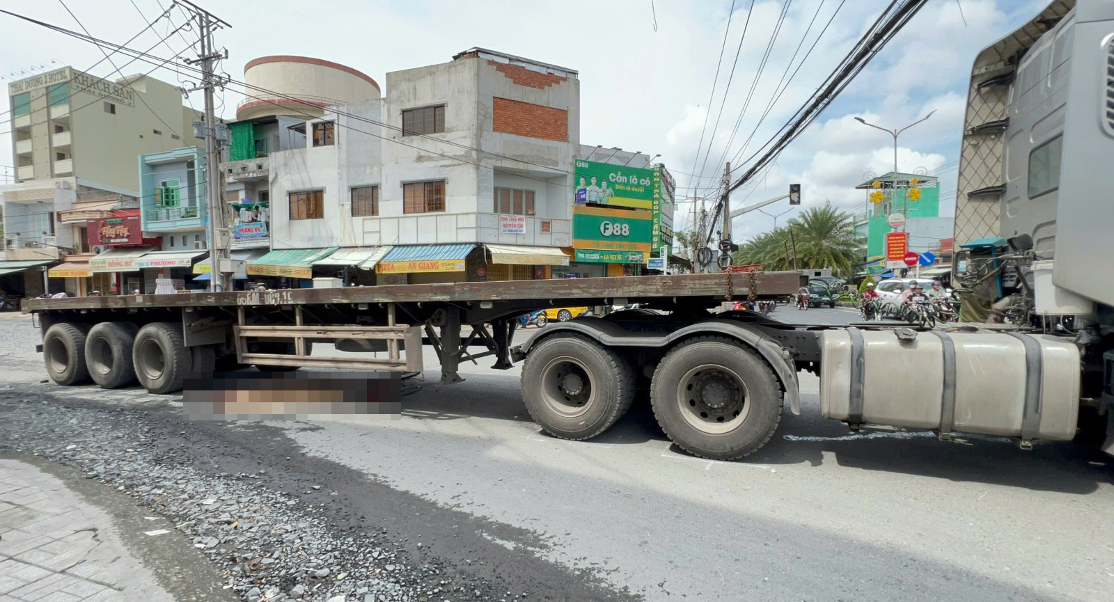 Hiện trường vụ tai nạn