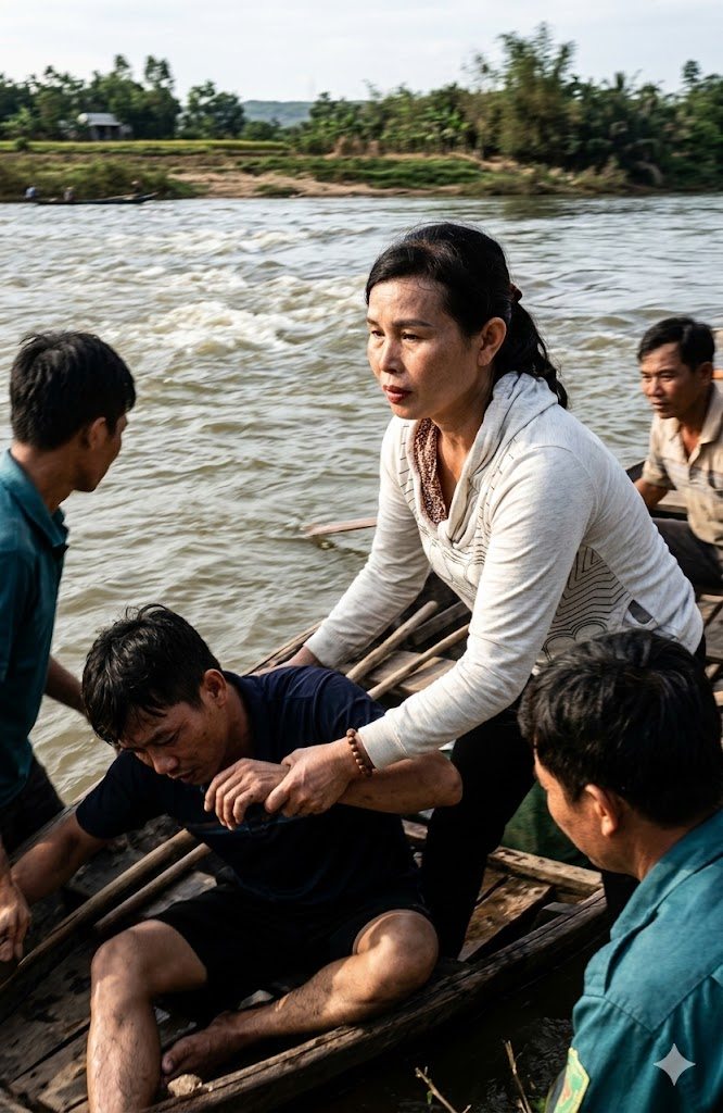 Ảnh minh họa: Người phụ nữ cứu 2 thanh niên khỏi ch;ết đ;uối