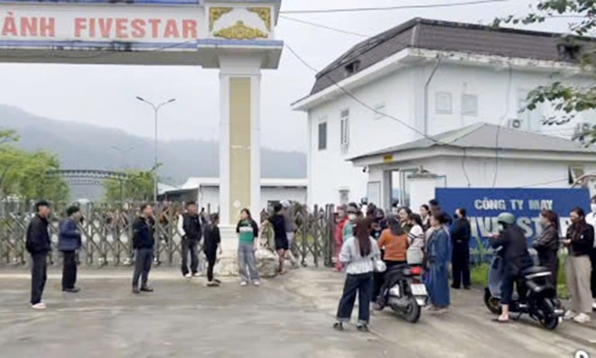 Ảnh minh họa: Công ty Cổ phần May Fivestar Hà Tĩnh tiếp tục thất hứa trả lương cho