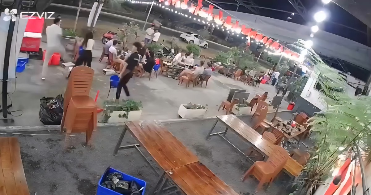 Ảnh minh họa: Xác minh người đàn ông đá vào mặt nữ quản lý quán nh;ậu ở Nha