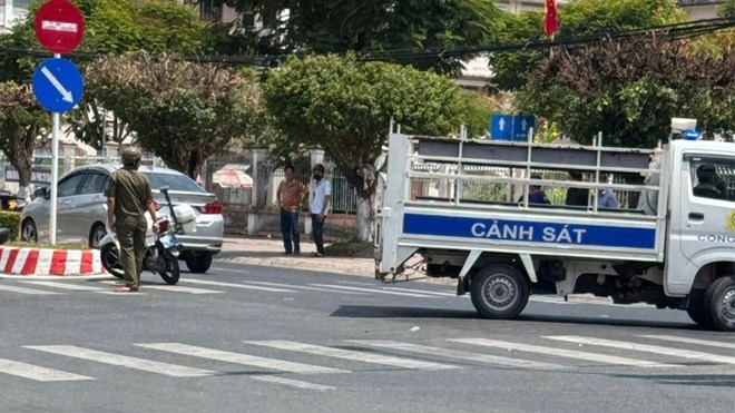 Ảnh minh họa: Chặn xe đ