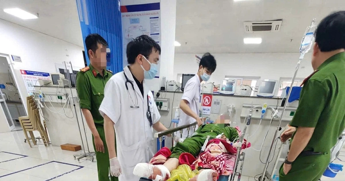 Ảnh minh họa: Đại úy công an bị tấn công tại trụ sở đã được phẫu thuật sọ