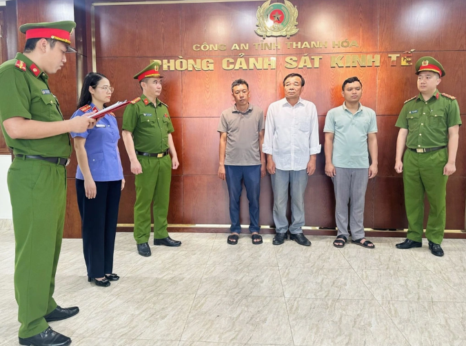 Ảnh minh họa: Bắt tạm giam chủ tịch xã và 2 giám đốc doanh nghiệp ở Thanh Hóa